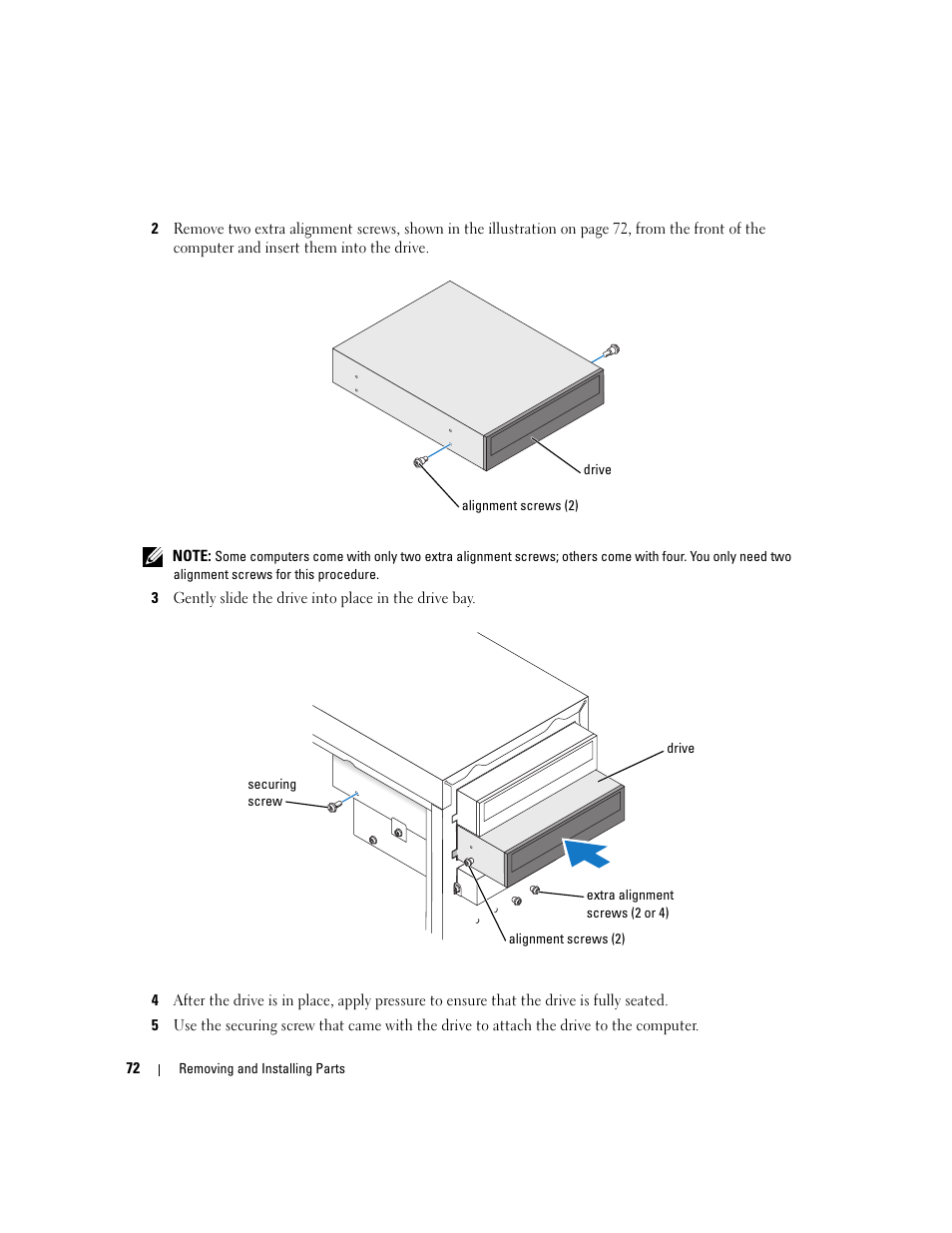 Dell Dimension 3000 User Manual | Page 72 / 110