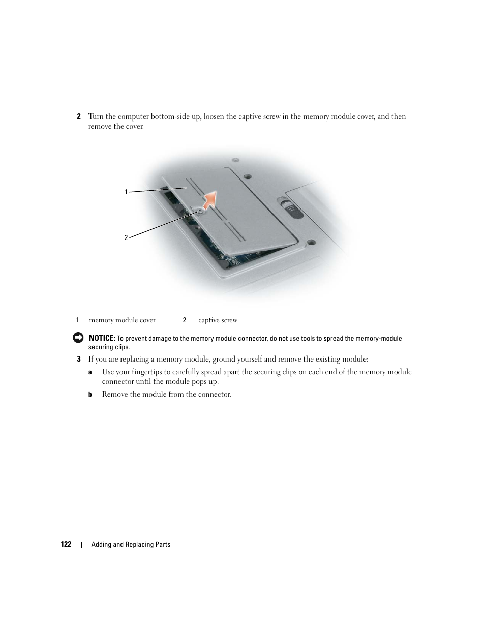 Dell Latitude D631 (Early 2009) User Manual | Page 122 / 164