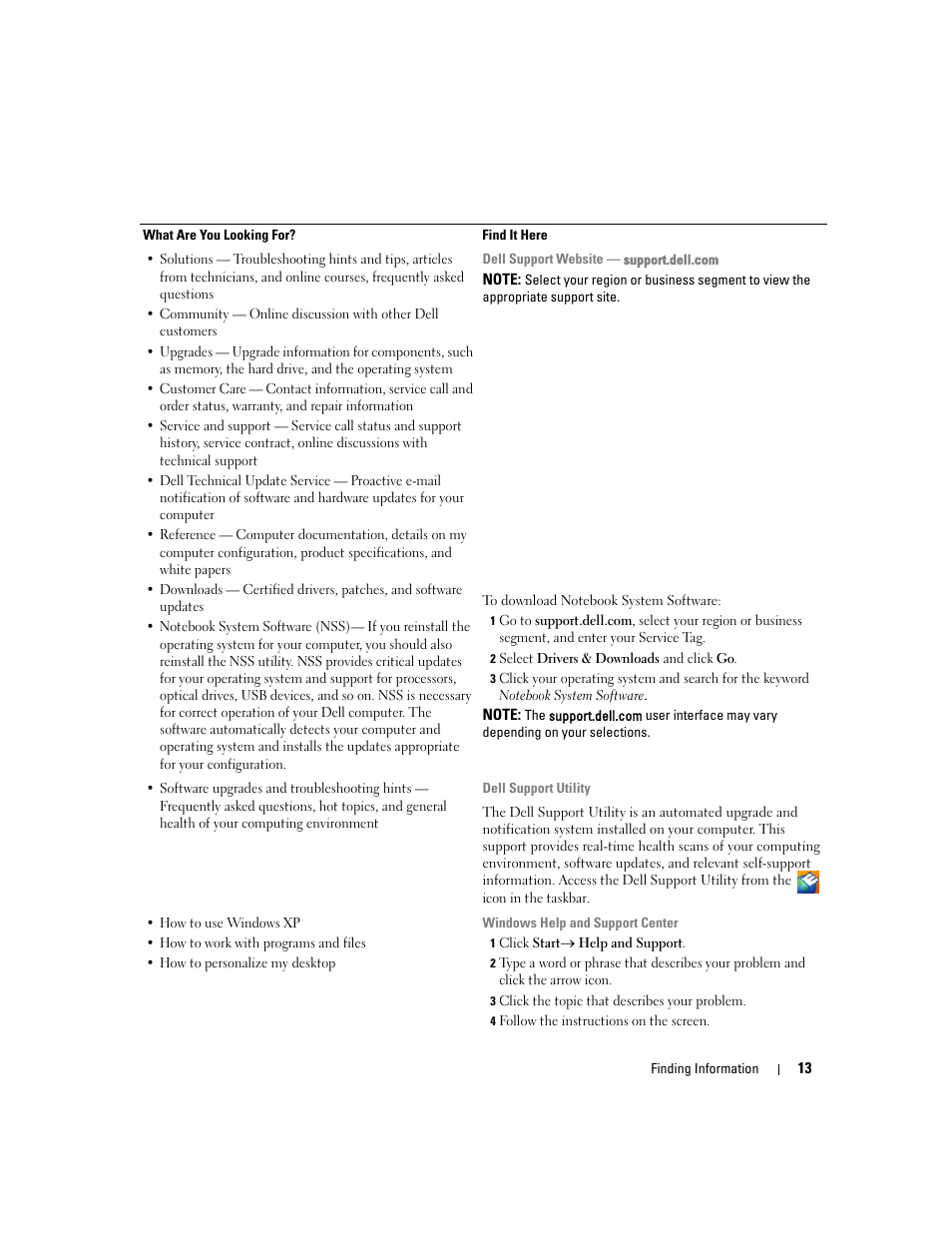 Dell Latitude D631 (Early 2009) User Manual | Page 13 / 164