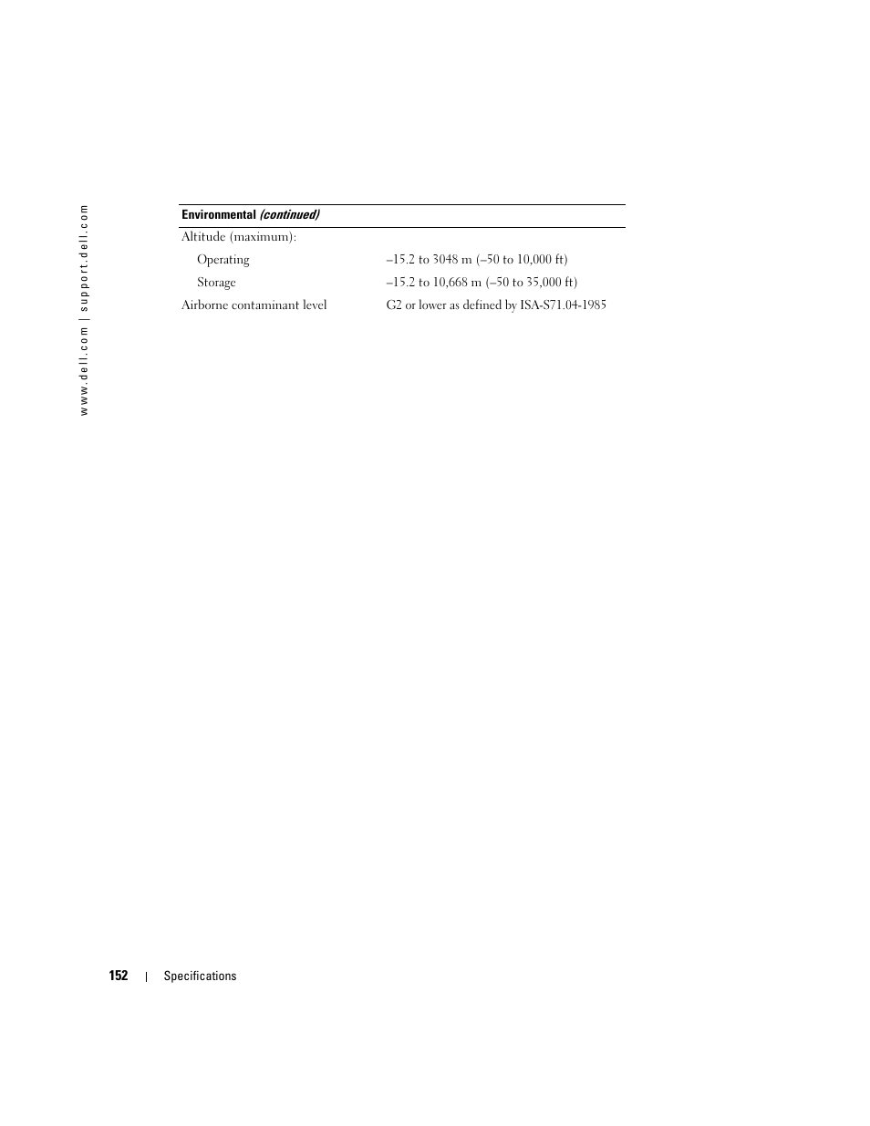 Dell Latitude D631 (Early 2009) User Manual | Page 152 / 164