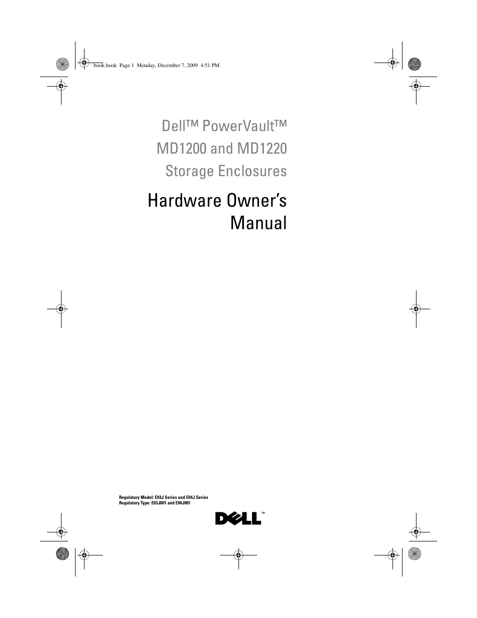 Dell PowerVault MD1220 User Manual | 70 pages