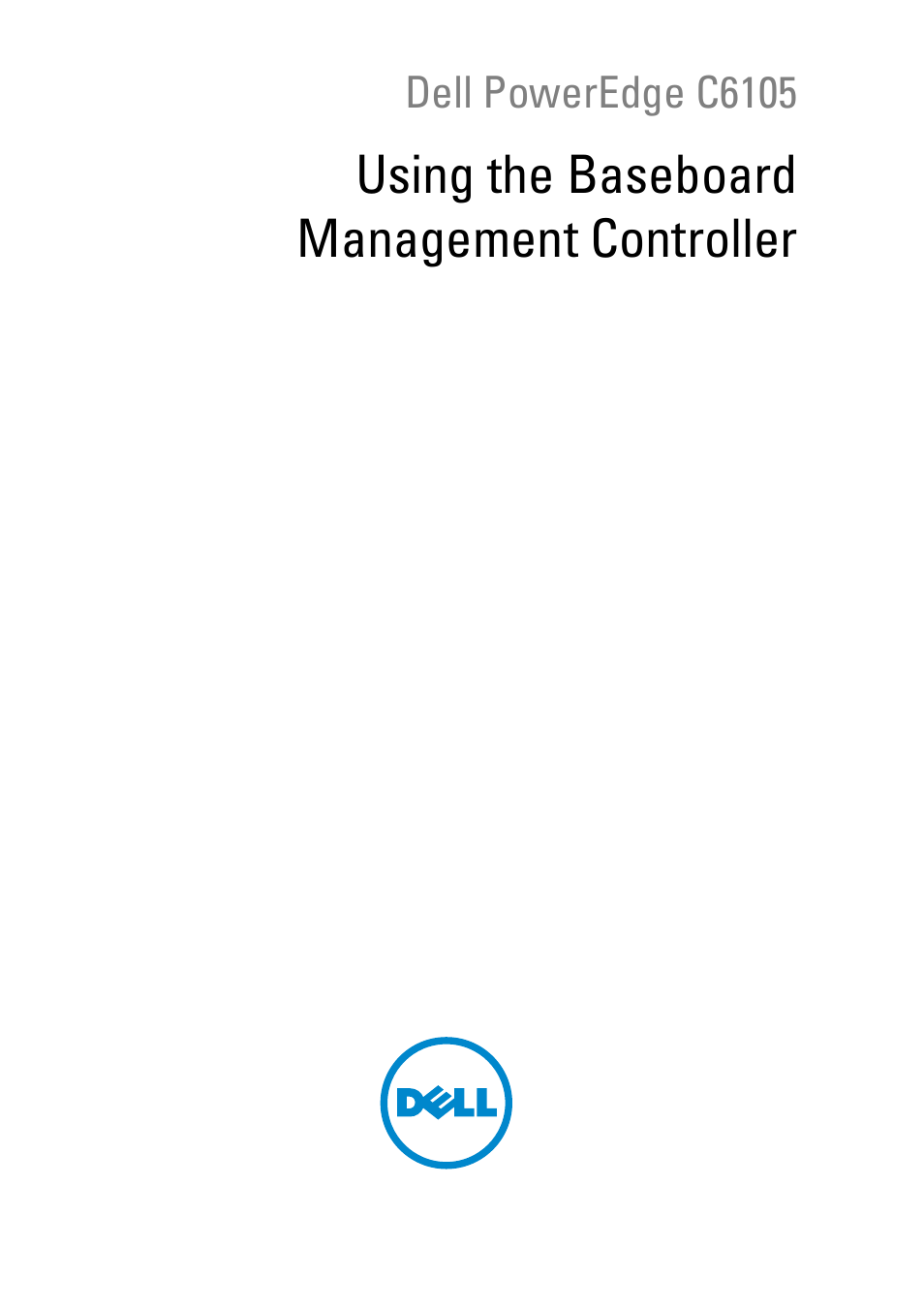 Dell POWEREDGE C6105 User Manual | 68 pages