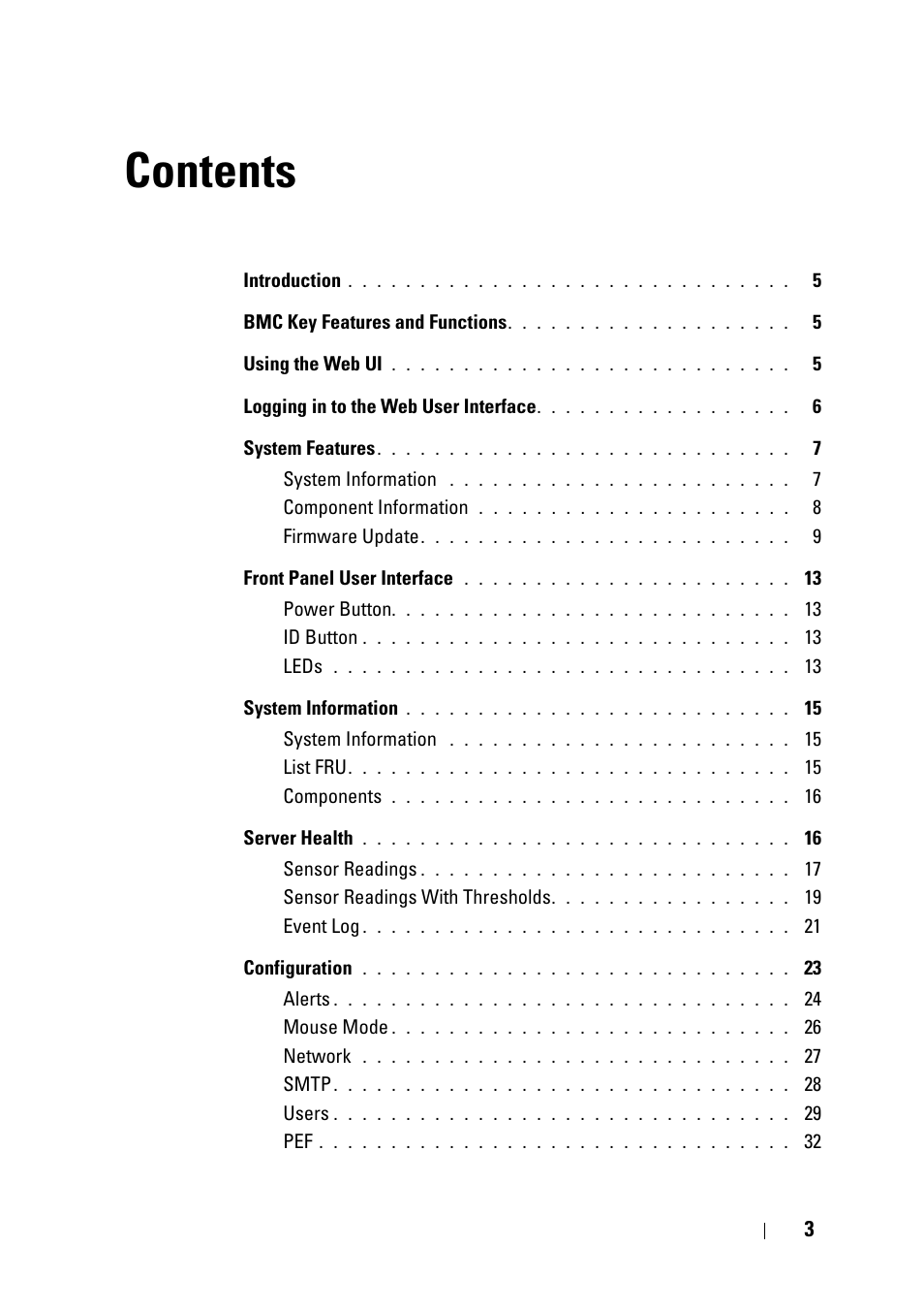 Dell POWEREDGE C6105 User Manual | Page 3 / 68