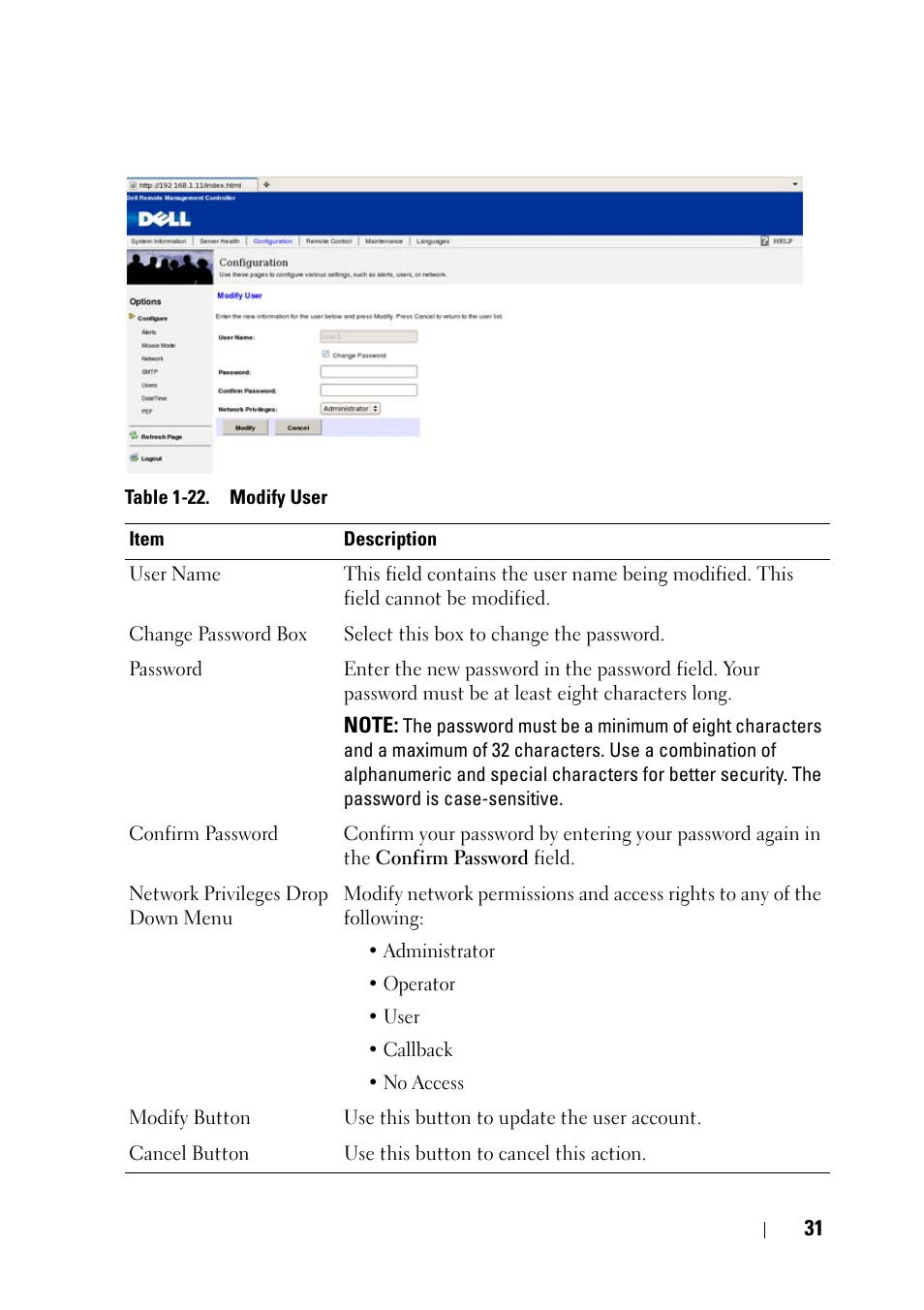 Dell POWEREDGE C6105 User Manual | Page 31 / 68