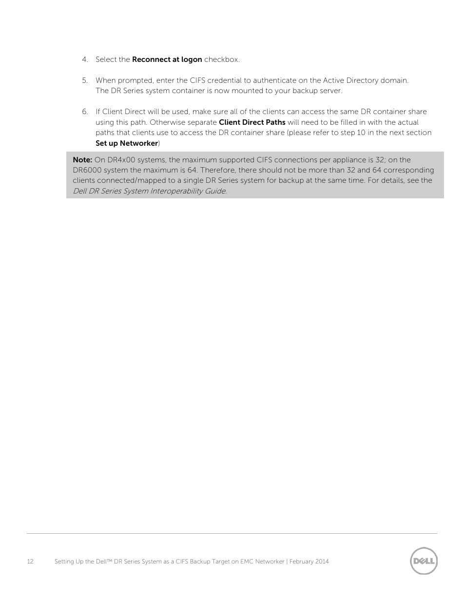 Dell DR4000 User Manual | Page 12 / 34