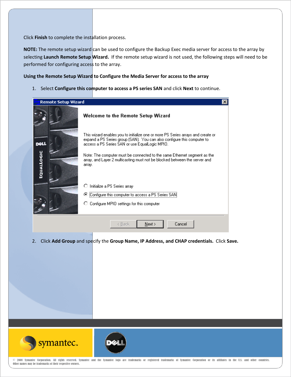 Dell PowerVault DL2100 User Manual | Page 8 / 25