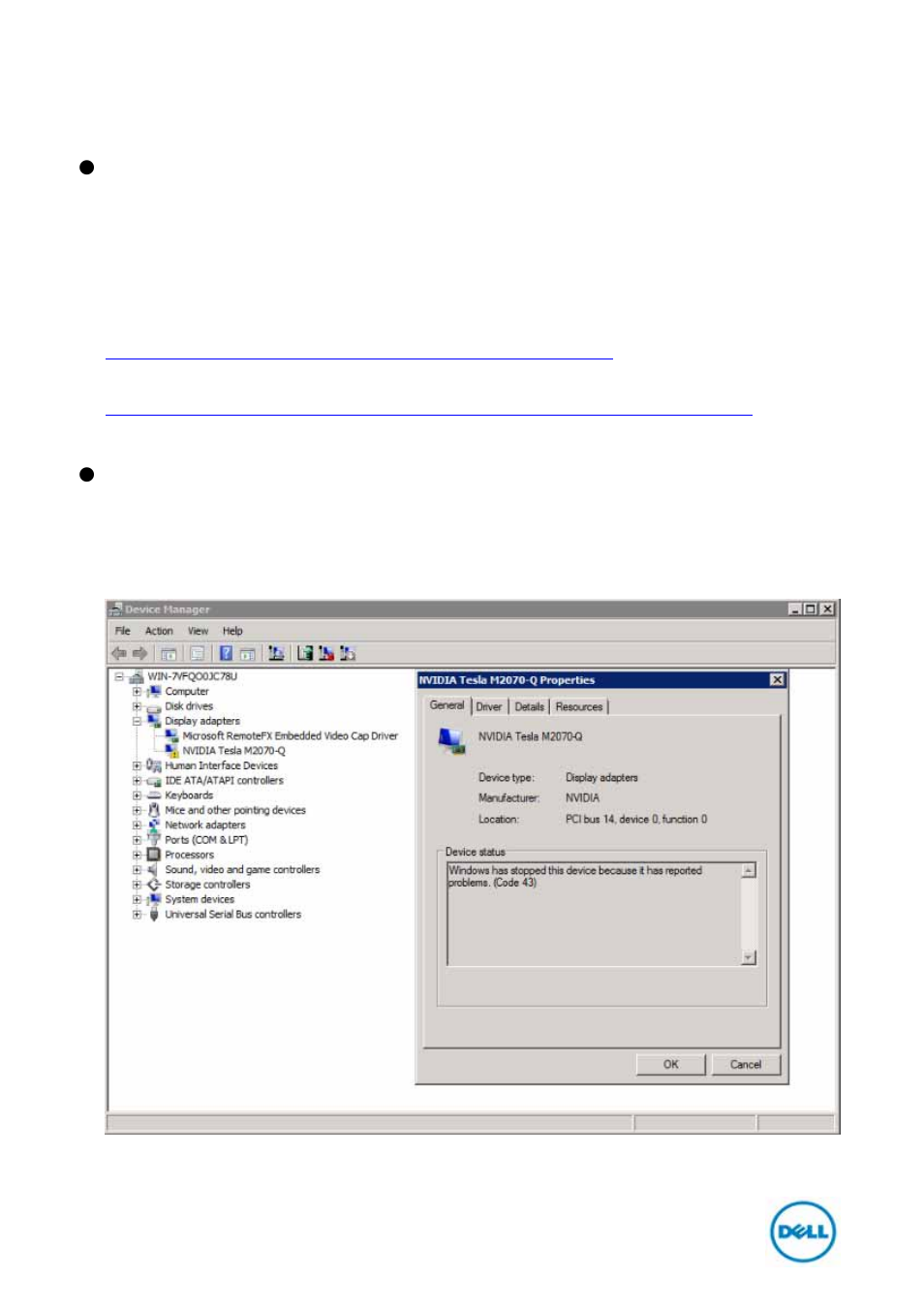 Z device error code 43 workaround | Dell PowerEdge C410x User Manual | Page 4 / 26