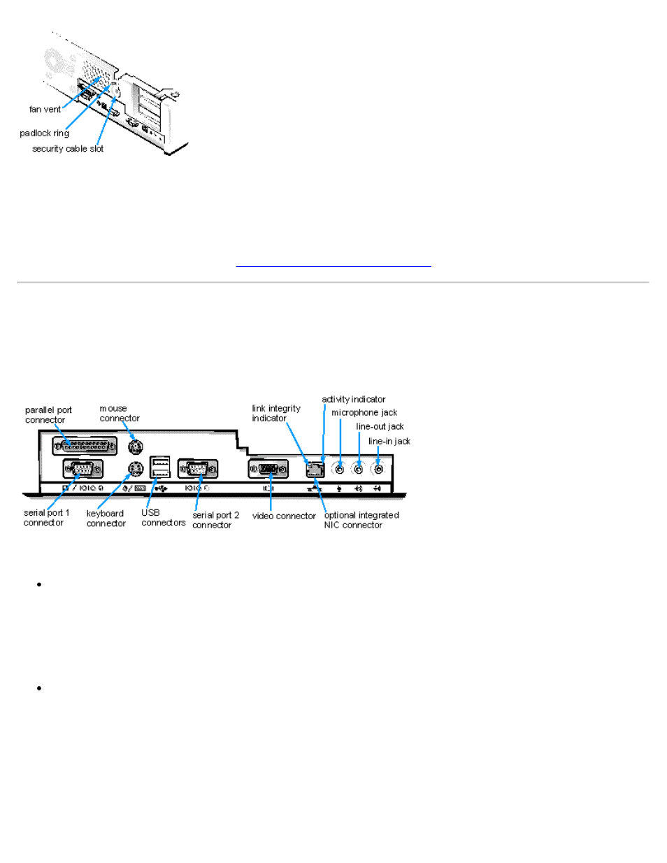 Connecting peripheral devices | Dell OptiPlex GX1 User Manual | Page 9 / 103