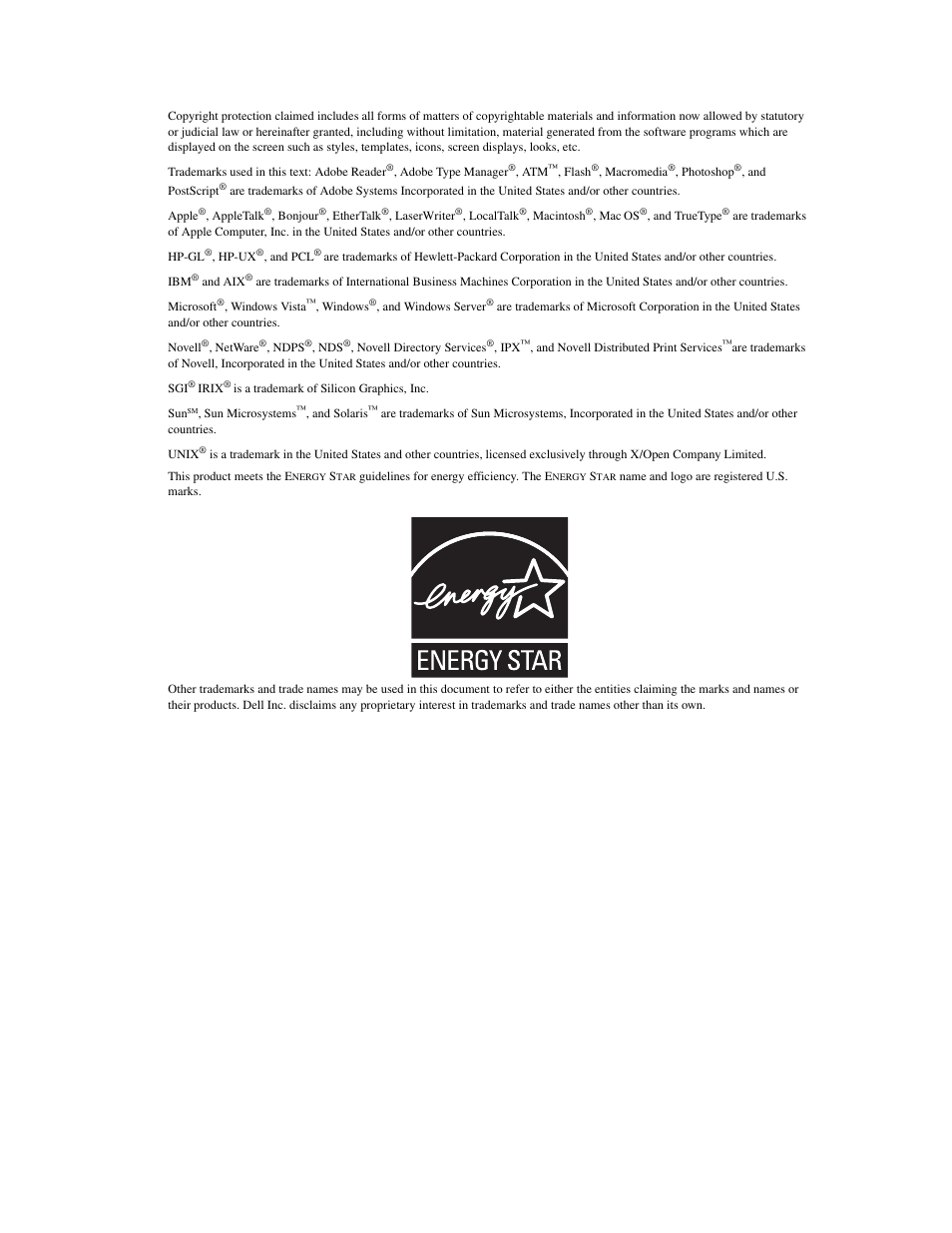 Dell 7330dn Mono Laser Printer User Manual | Page 2 / 229