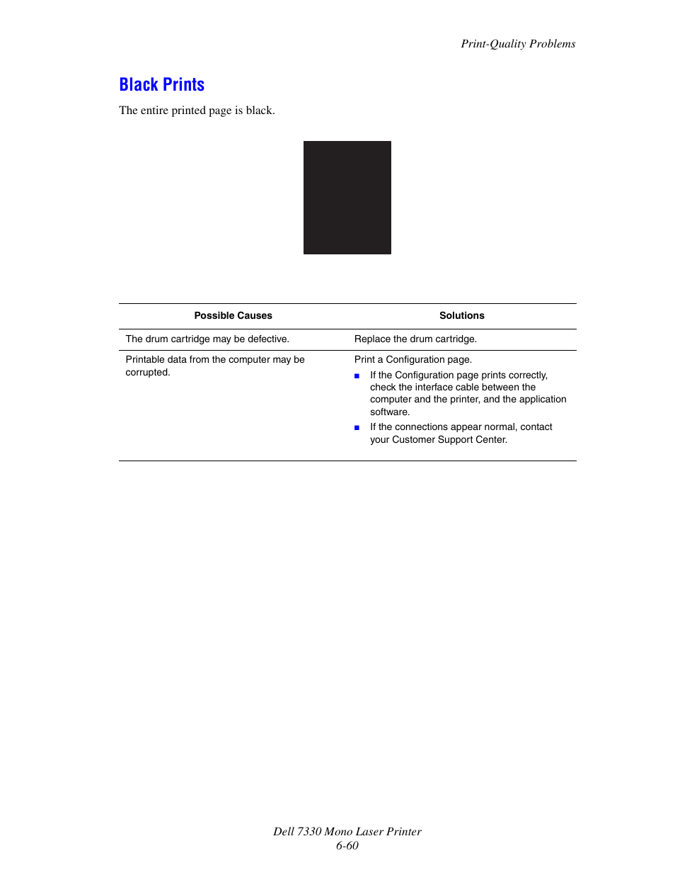 Black prints, Black prints -60 | Dell 7330dn Mono Laser Printer User Manual | Page 202 / 229