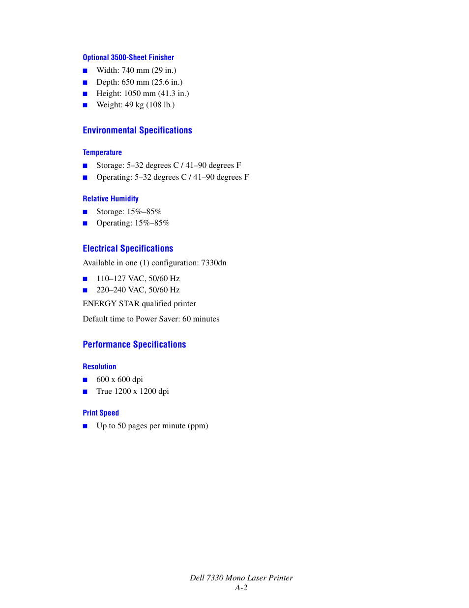 Dell 7330dn Mono Laser Printer User Manual | Page 219 / 229