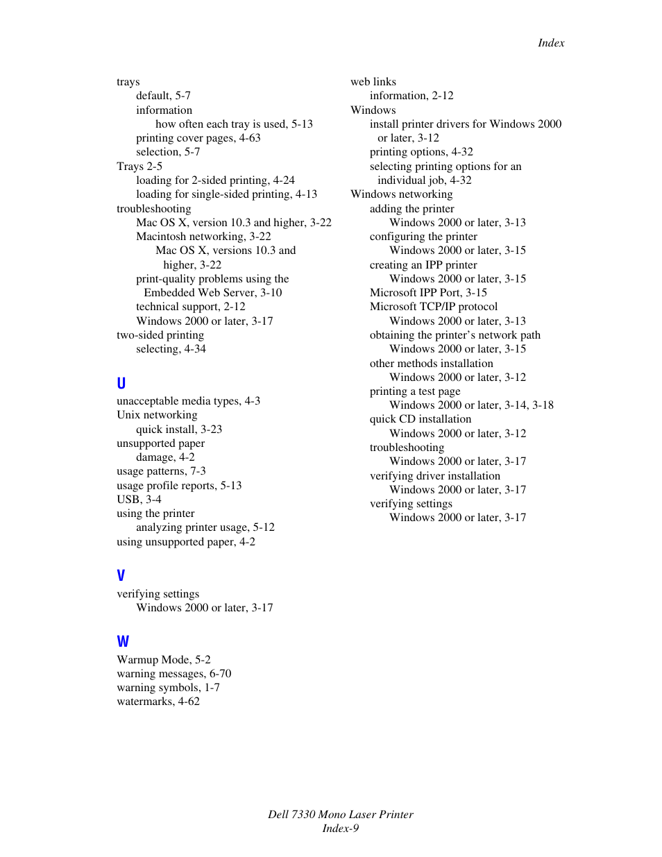Dell 7330dn Mono Laser Printer User Manual | Page 229 / 229