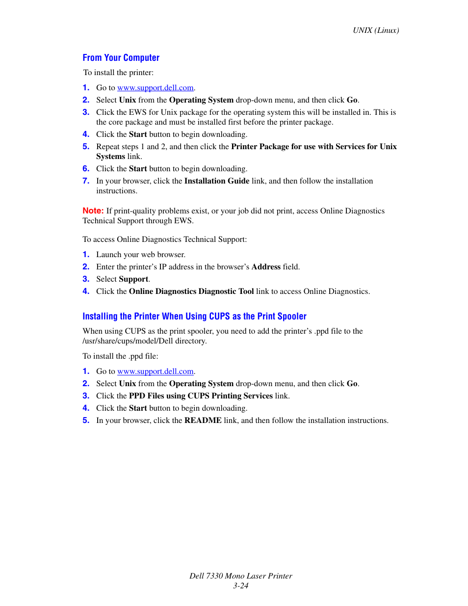 Dell 7330dn Mono Laser Printer User Manual | Page 53 / 229