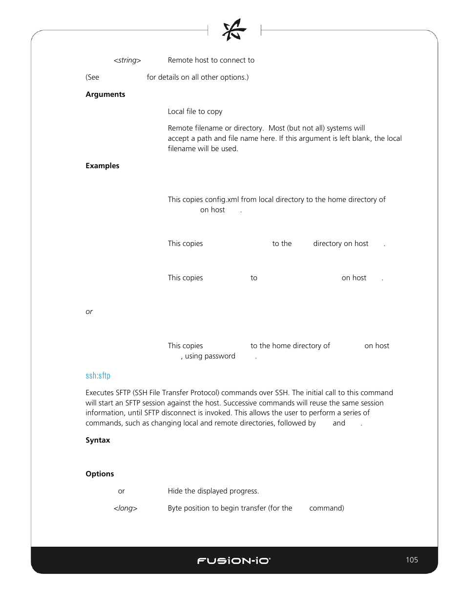 Ssh:sftp | Dell Acceleration Appliances for Databases User Manual | Page 105 / 156