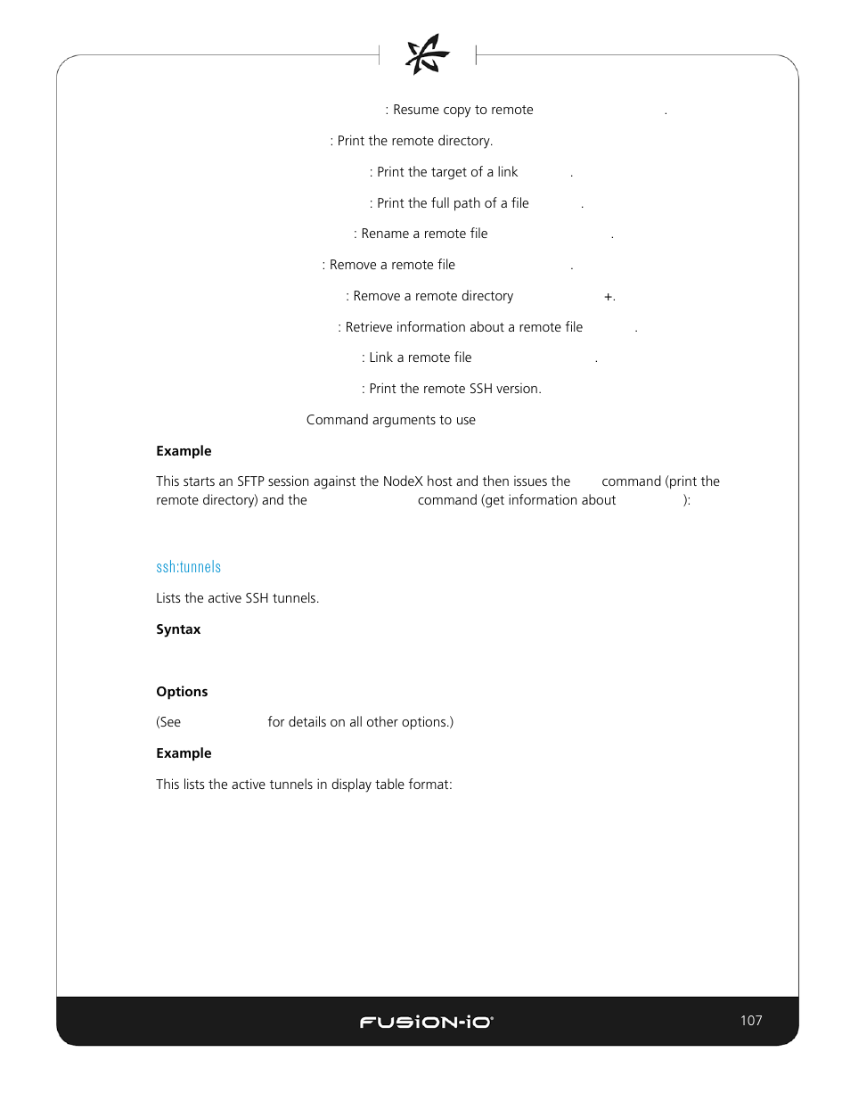 Ssh:tunnels | Dell Acceleration Appliances for Databases User Manual | Page 107 / 156