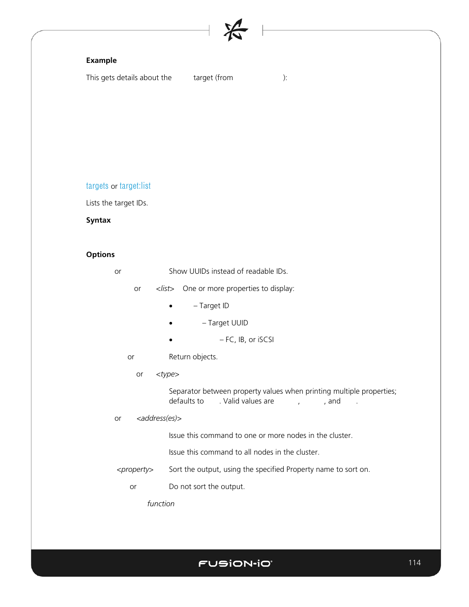 Targets or target:list | Dell Acceleration Appliances for Databases User Manual | Page 114 / 156