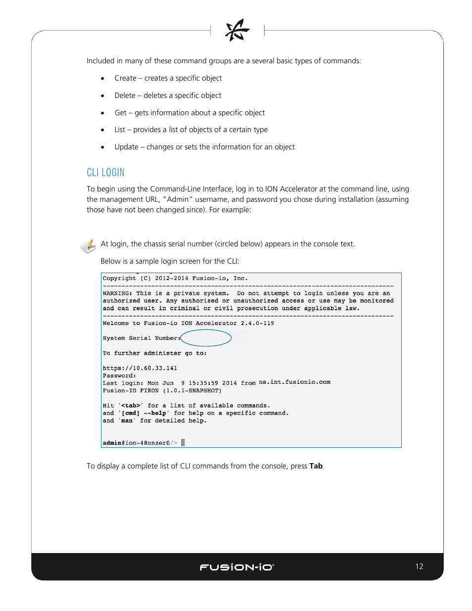 Cli login | Dell Acceleration Appliances for Databases User Manual | Page 12 / 156