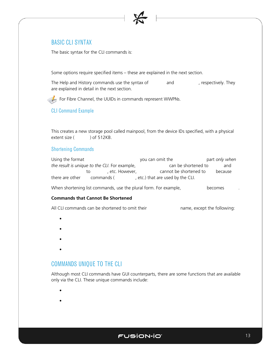 Basic cli syntax, Cli command example, Shortening commands | Commands unique to the cli | Dell Acceleration Appliances for Databases User Manual | Page 13 / 156