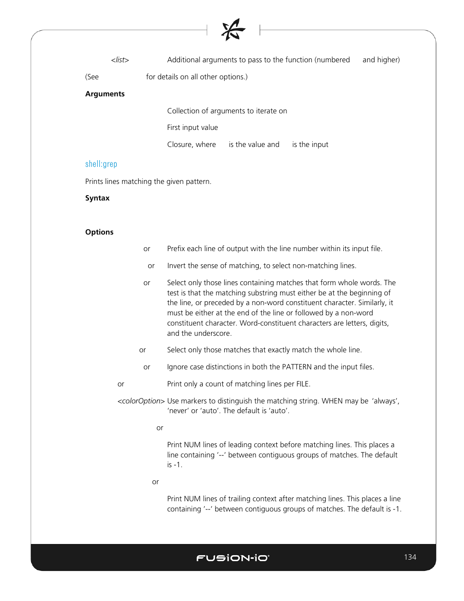 Shell:grep | Dell Acceleration Appliances for Databases User Manual | Page 134 / 156