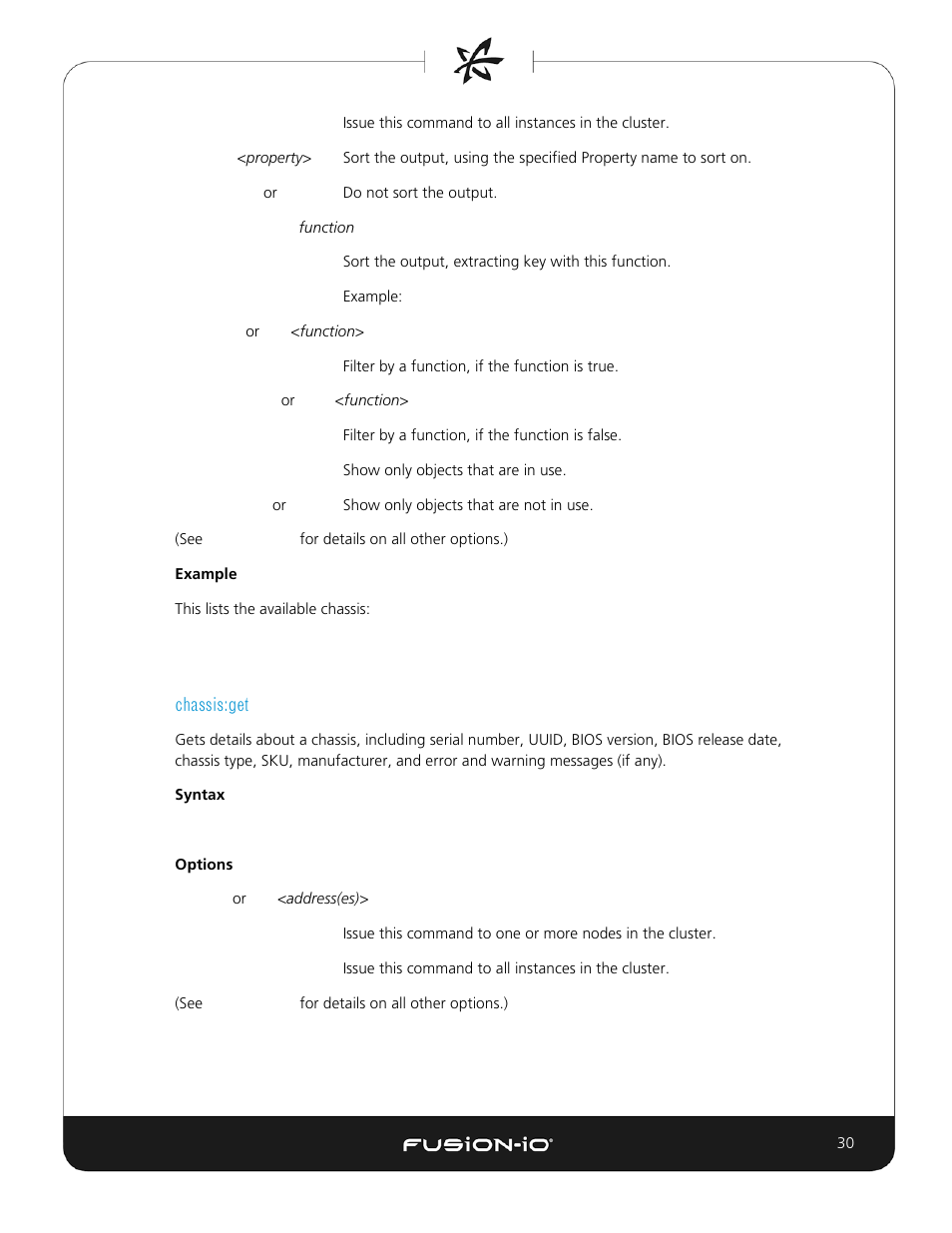 Chassis:get | Dell Acceleration Appliances for Databases User Manual | Page 30 / 156