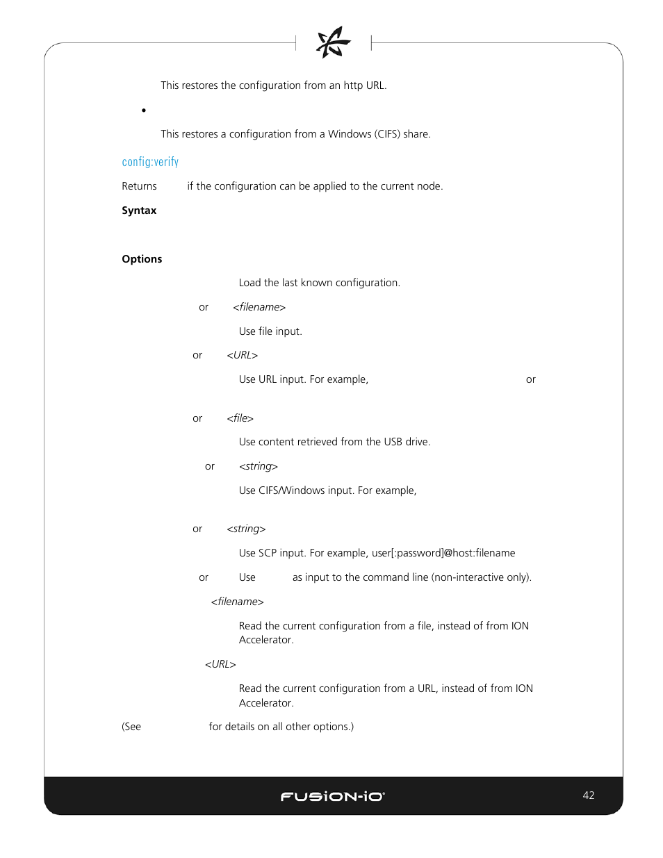 Config:verify | Dell Acceleration Appliances for Databases User Manual | Page 42 / 156