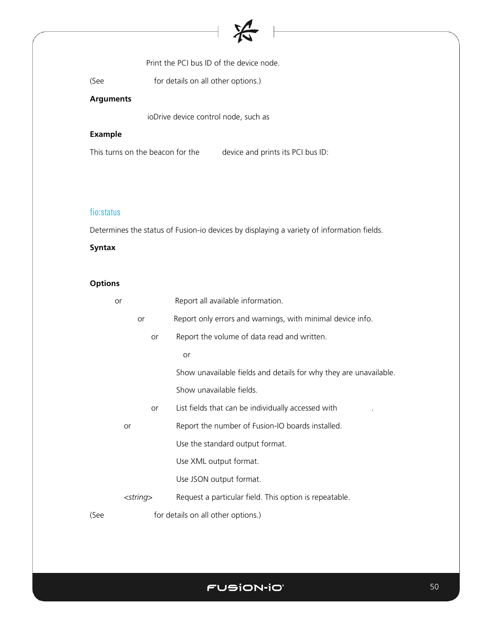 Fio:status | Dell Acceleration Appliances for Databases User Manual | Page 50 / 156