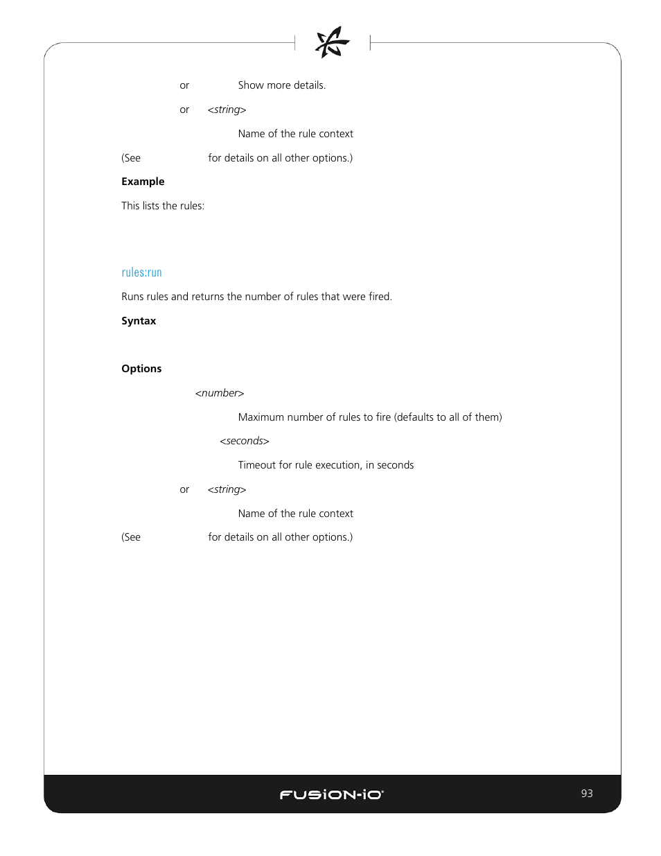 Rules:run | Dell Acceleration Appliances for Databases User Manual | Page 93 / 156