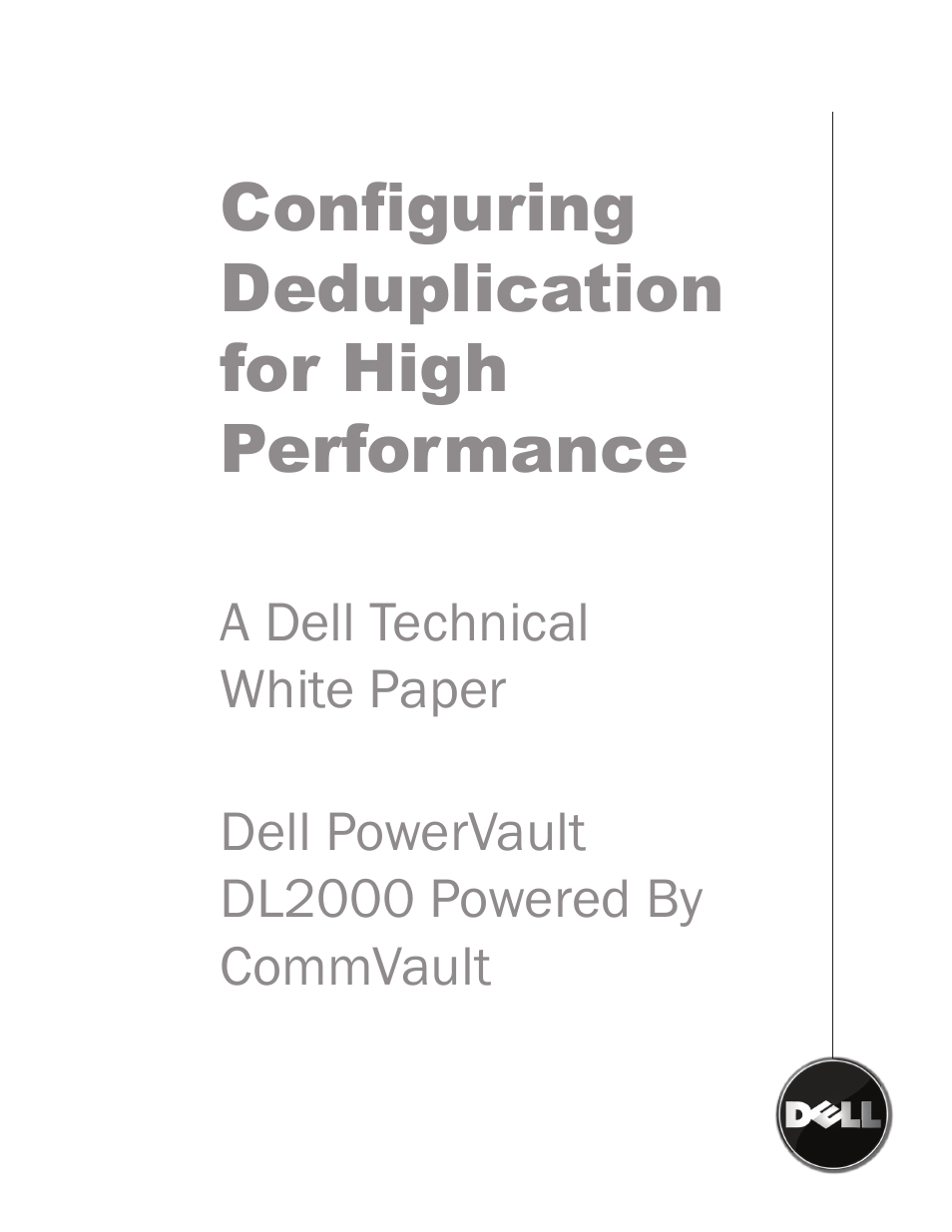 Dell PowerVault DL2000 User Manual | 6 pages