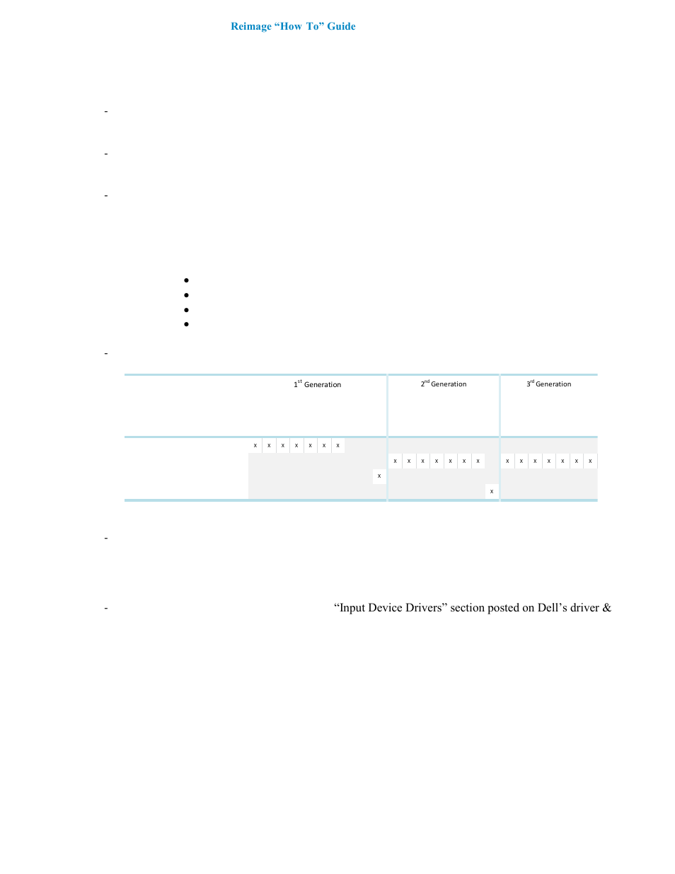 15 touchpad, And 2, Generation of systems. drivers from the 1 | Generation (dell touchpad / pointing stick) and 2 | Dell Latitude E4310 (Mid 2010) User Manual | Page 21 / 38