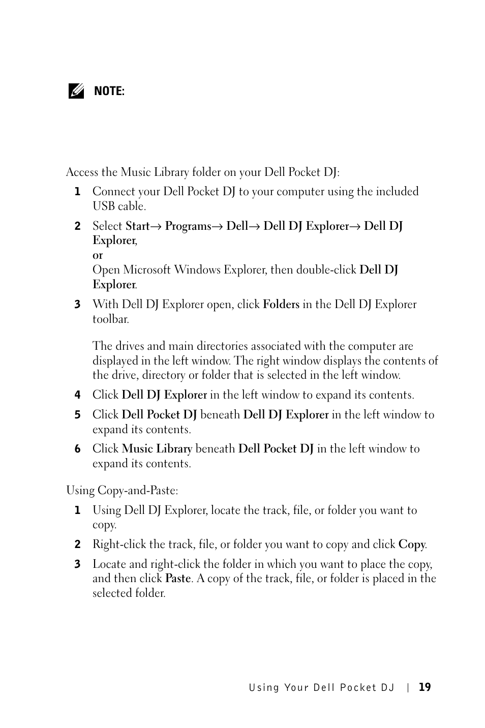 Dell Pocket DJ User Manual | Page 19 / 51