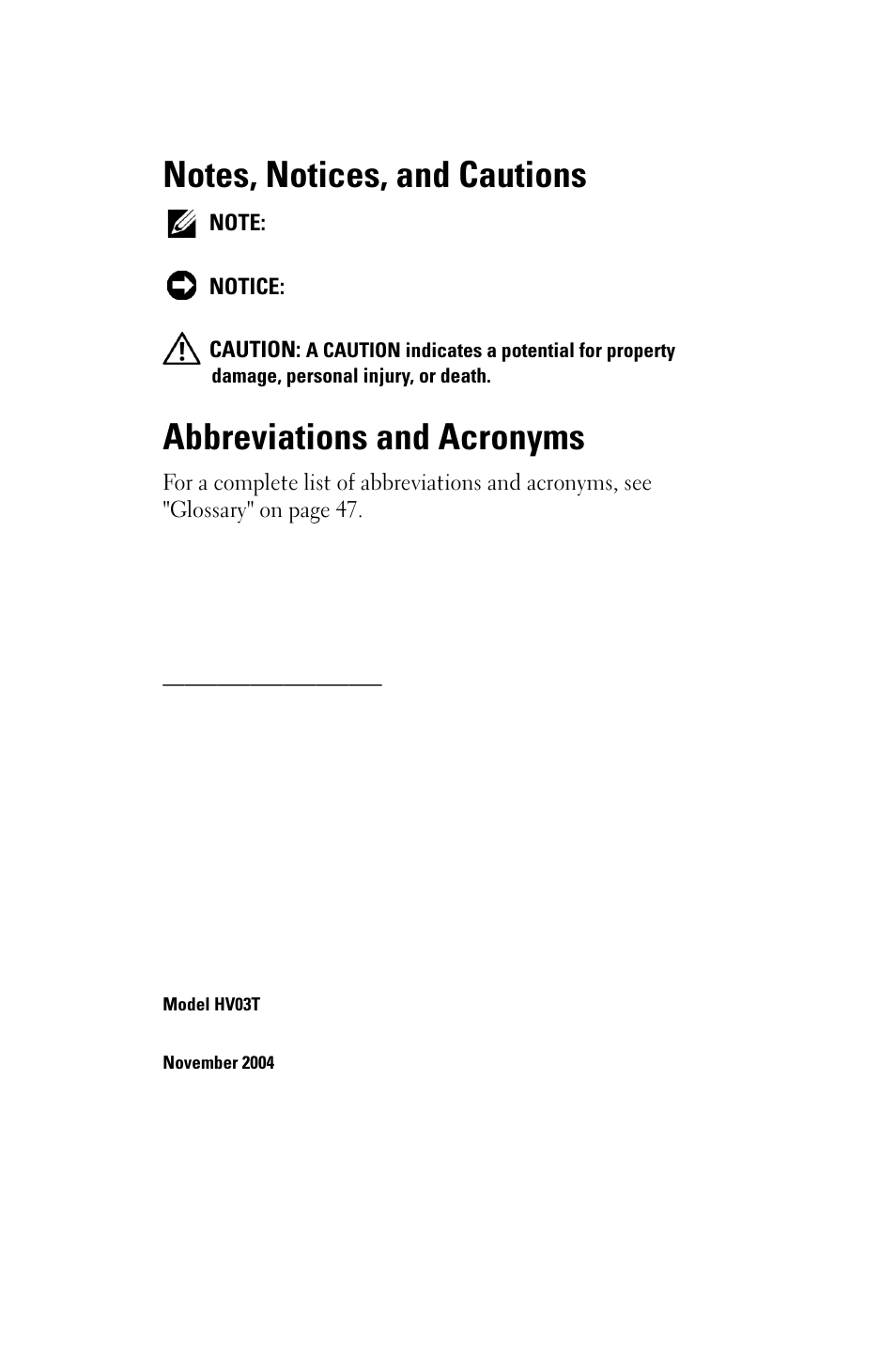 Abbreviations and acronyms | Dell Pocket DJ User Manual | Page 2 / 51