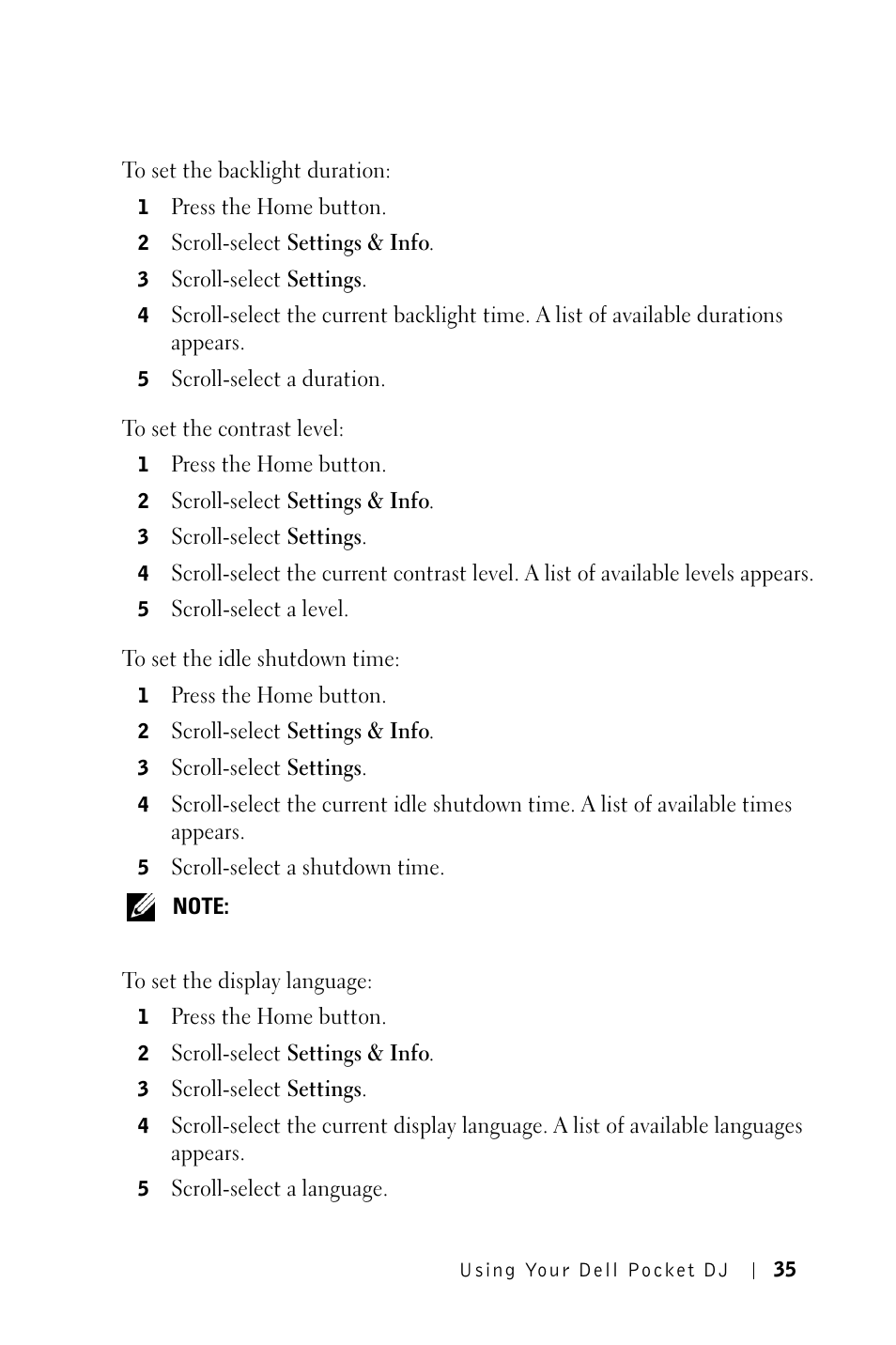 Dell Pocket DJ User Manual | Page 35 / 51