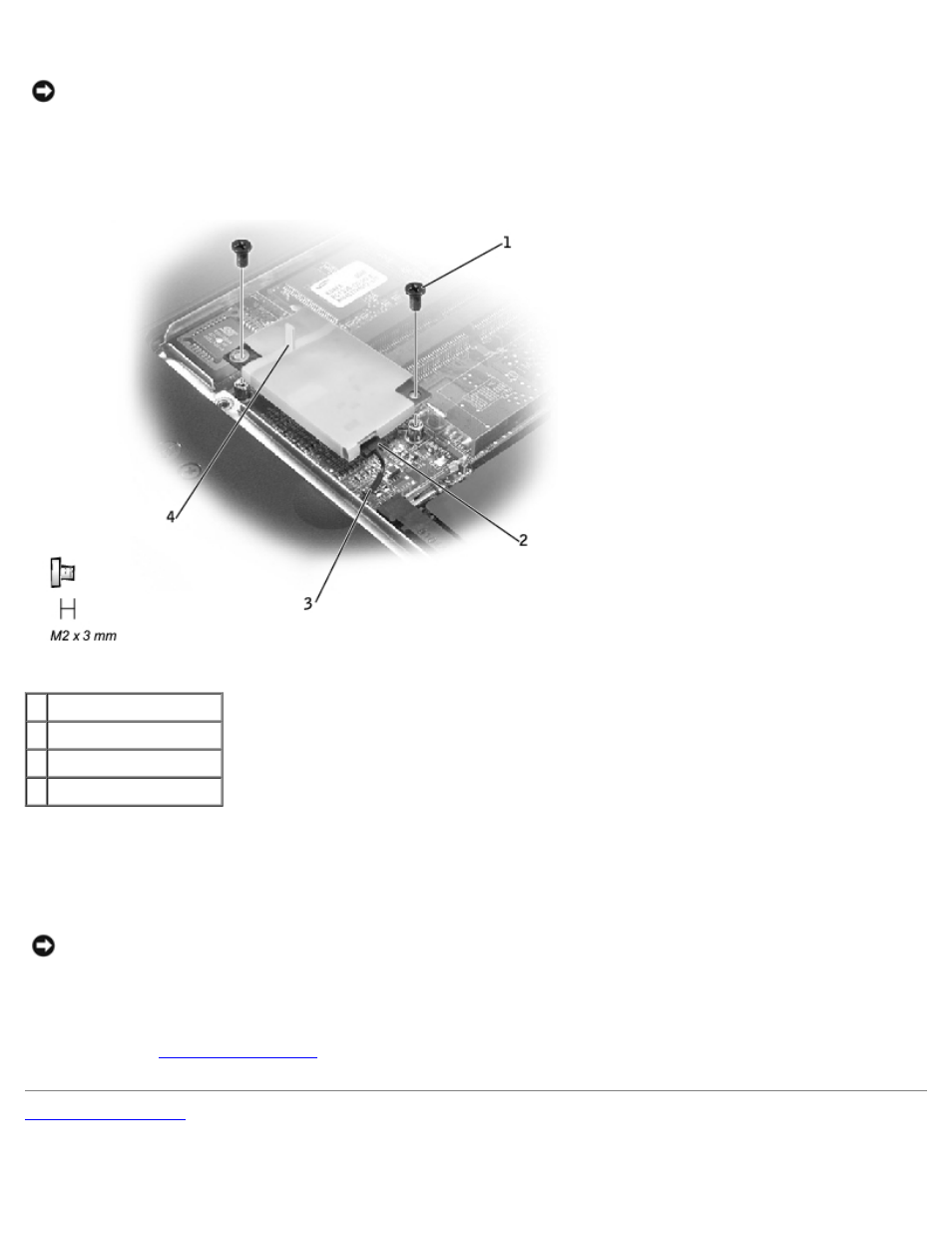 Replacing the modem | Dell LATITUDE C510 User Manual | Page 14 / 55