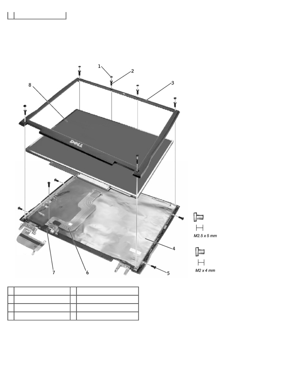 Removing the 14.1-inch display bezel | Dell LATITUDE C510 User Manual | Page 22 / 55