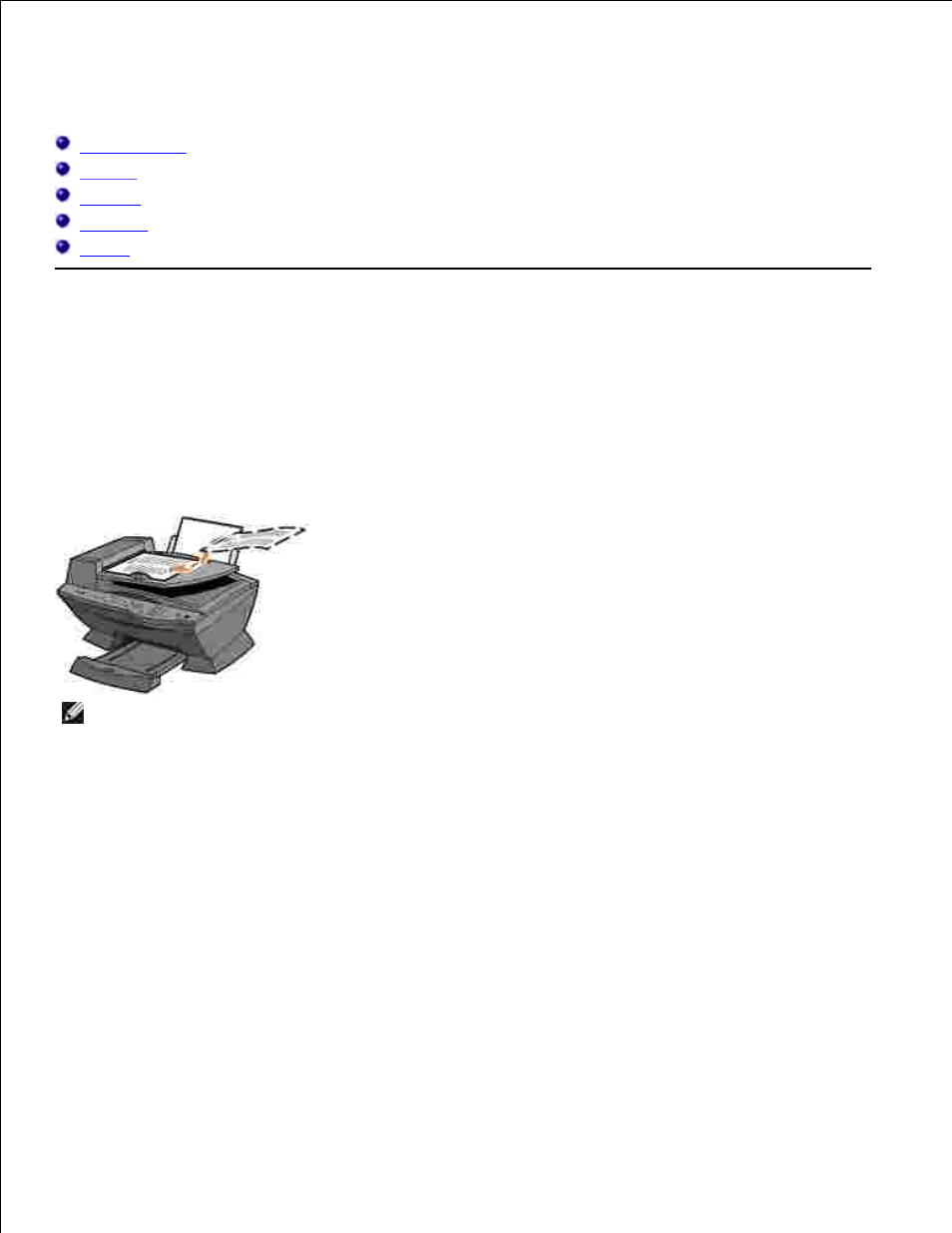 Using the printer, Using the adf, Load your document into the adf | Print media guidelines for the adf | Dell A960 All In One Personal Printer User Manual | Page 25 / 95