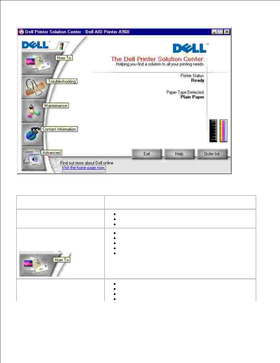 Dell A960 All In One Personal Printer User Manual | Page 55 / 95