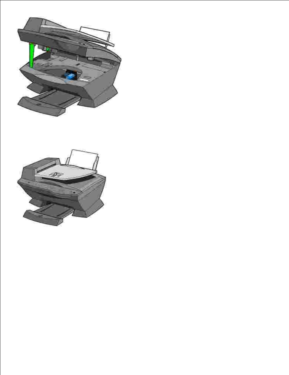 Document misfeeds or jams | Dell A960 All In One Personal Printer User Manual | Page 75 / 95
