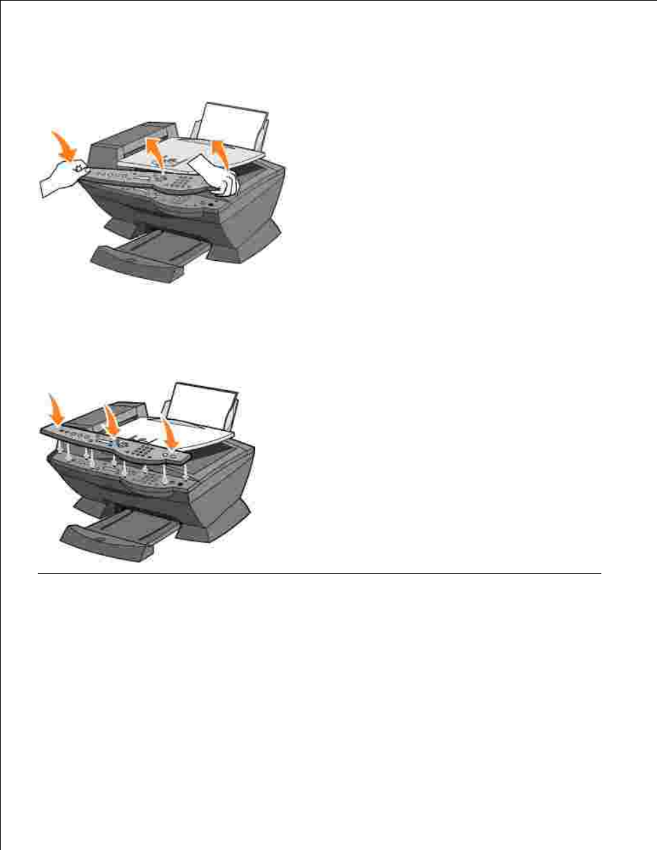 Using the operator panel | Dell A960 All In One Personal Printer User Manual | Page 9 / 95