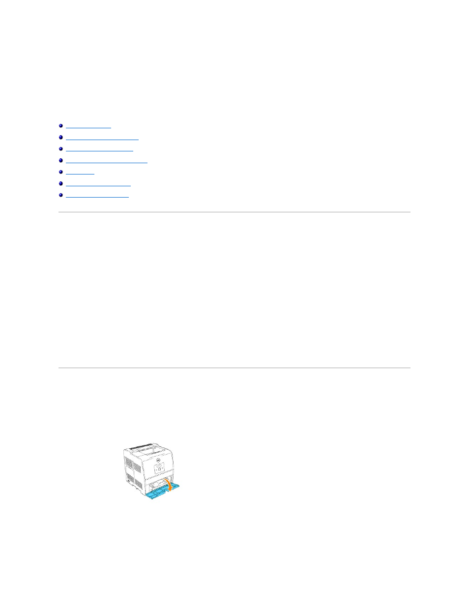 Loading print media, Multipurpose feeder, Loading the multipurpose feeder | Capacity, Print media dimensions | Dell 3010cn Color Laser Printer User Manual | Page 27 / 122