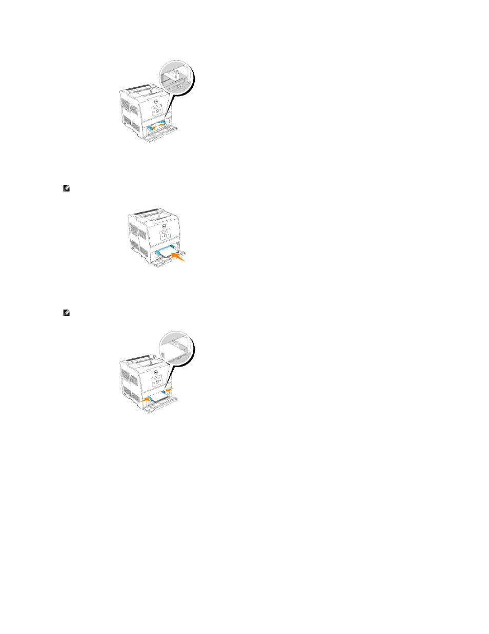Loading envelopes | Dell 3010cn Color Laser Printer User Manual | Page 28 / 122