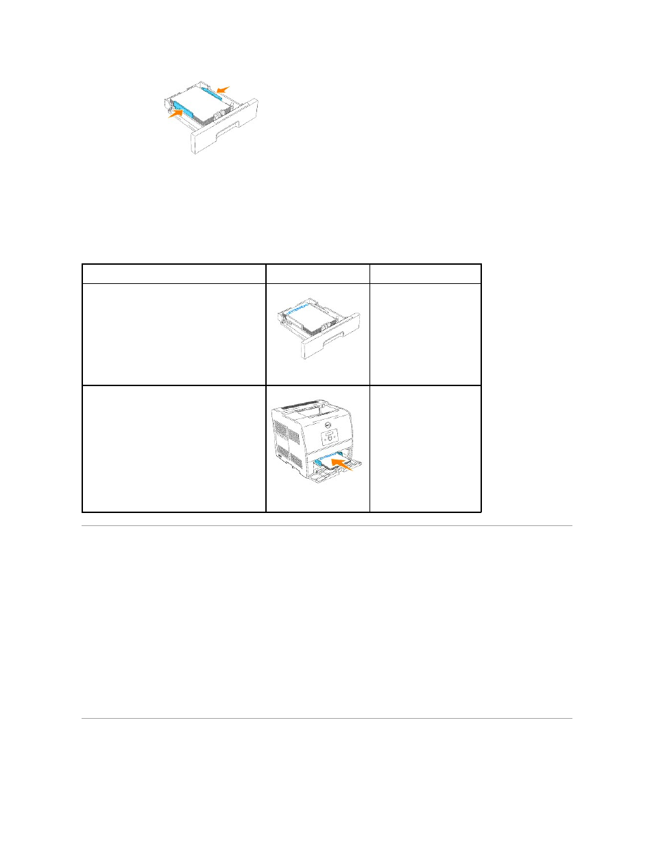 Linking trays, Using the center output tray, Loading letterhead | Dell 3010cn Color Laser Printer User Manual | Page 31 / 122