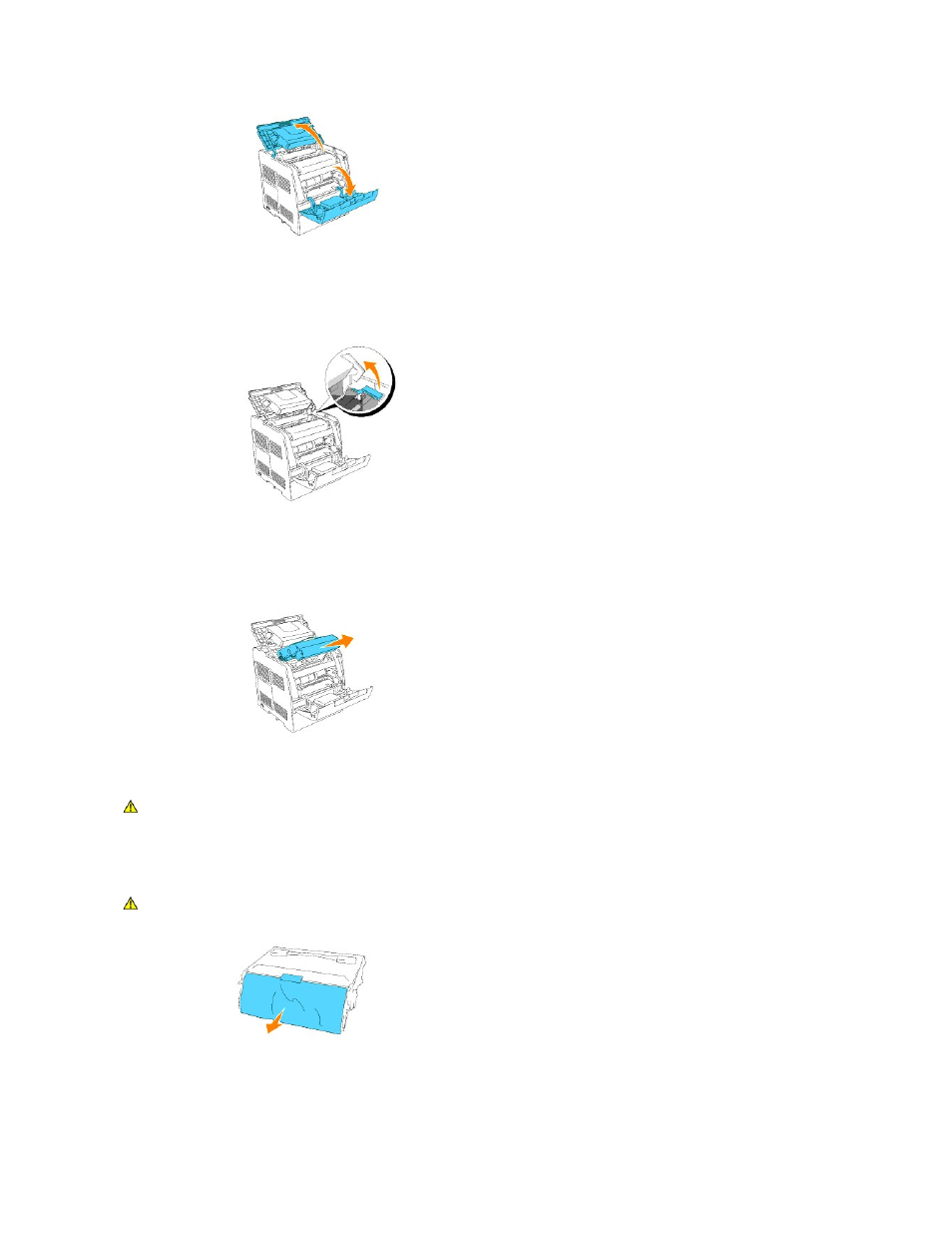 Installing the new drum cartridge | Dell 3010cn Color Laser Printer User Manual | Page 38 / 122