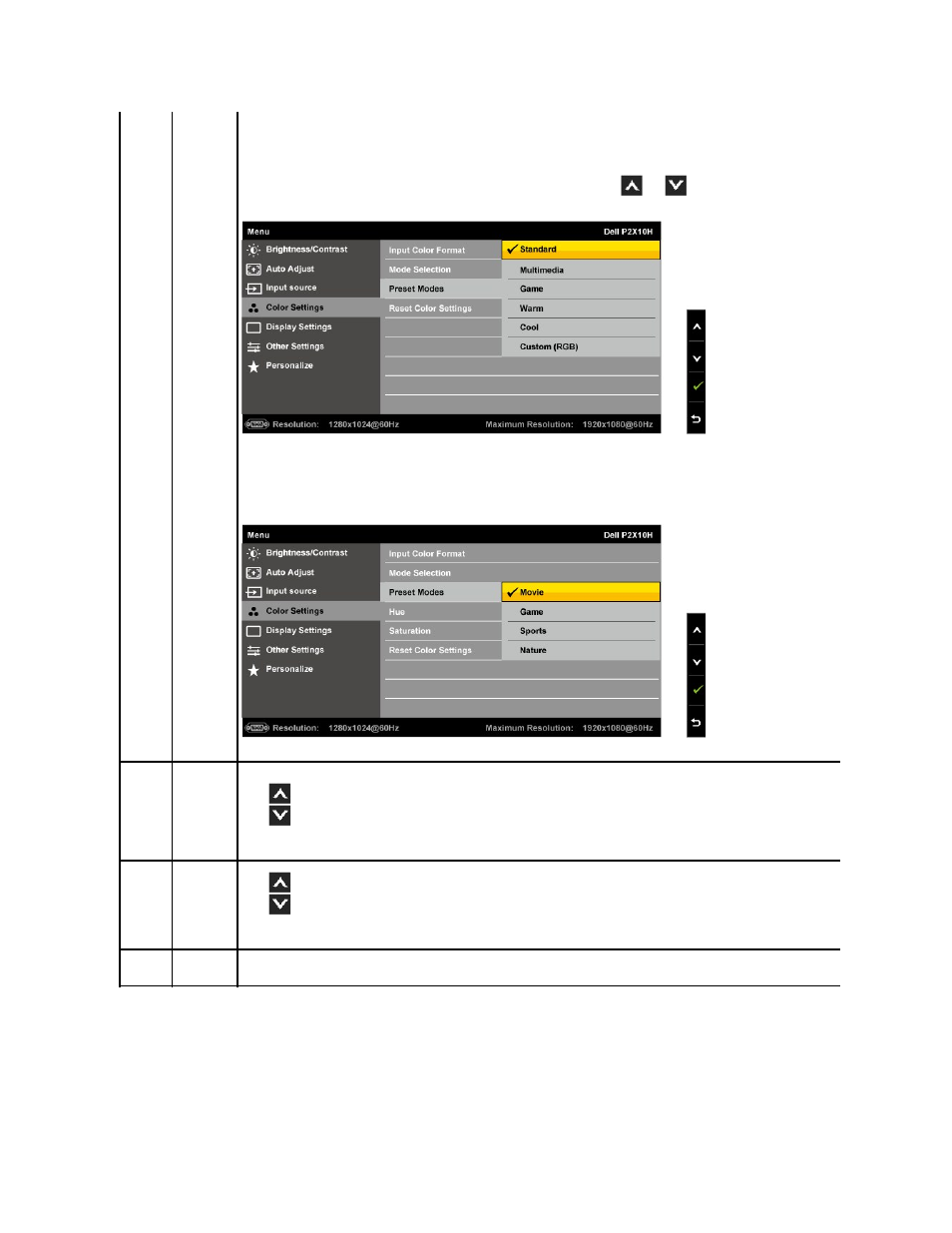 Dell P2210H Monitor User Manual | Page 21 / 38