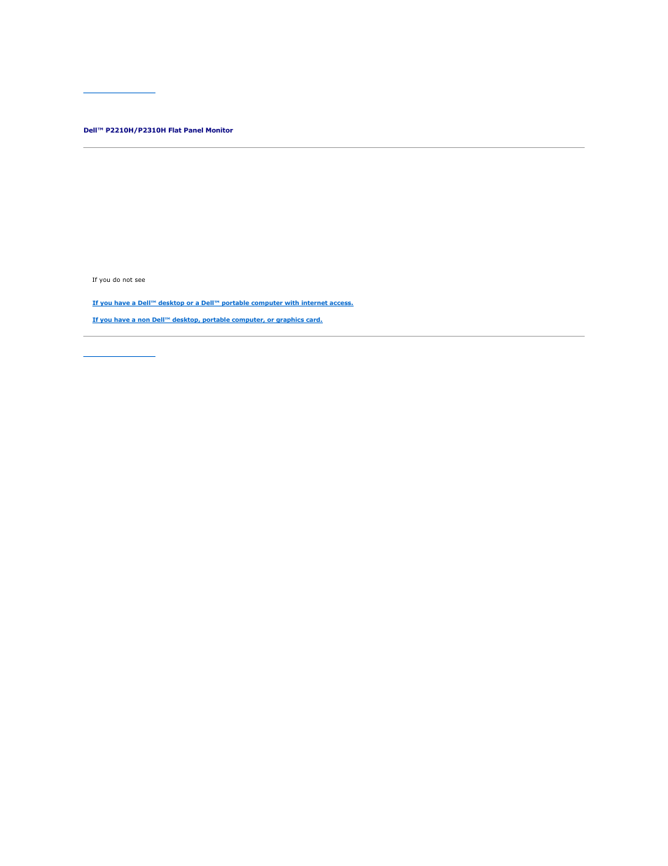 Setting up your monitor | Dell P2210H Monitor User Manual | Page 28 / 38
