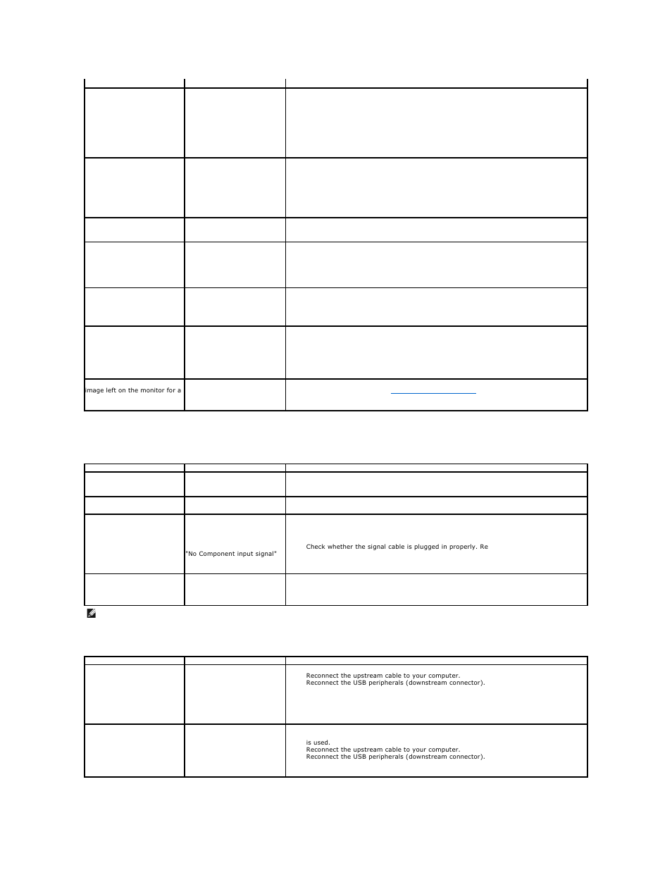 Product specific problems, Universal serial bus specific problems | Dell P2210H Monitor User Manual | Page 37 / 38