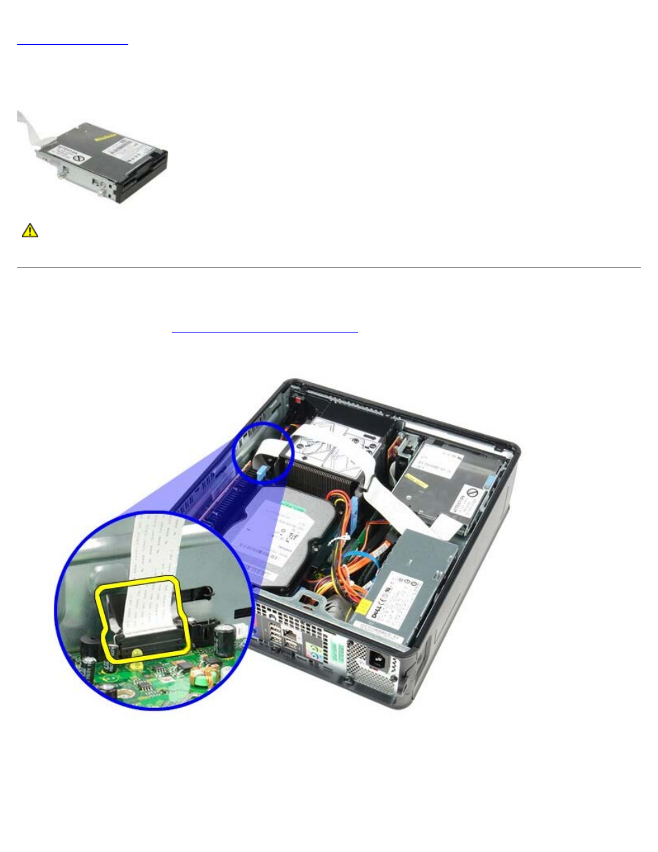Floppy drive, Removing the floppy drive | Dell OptiPlex 780 User Manual | Page 25 / 74