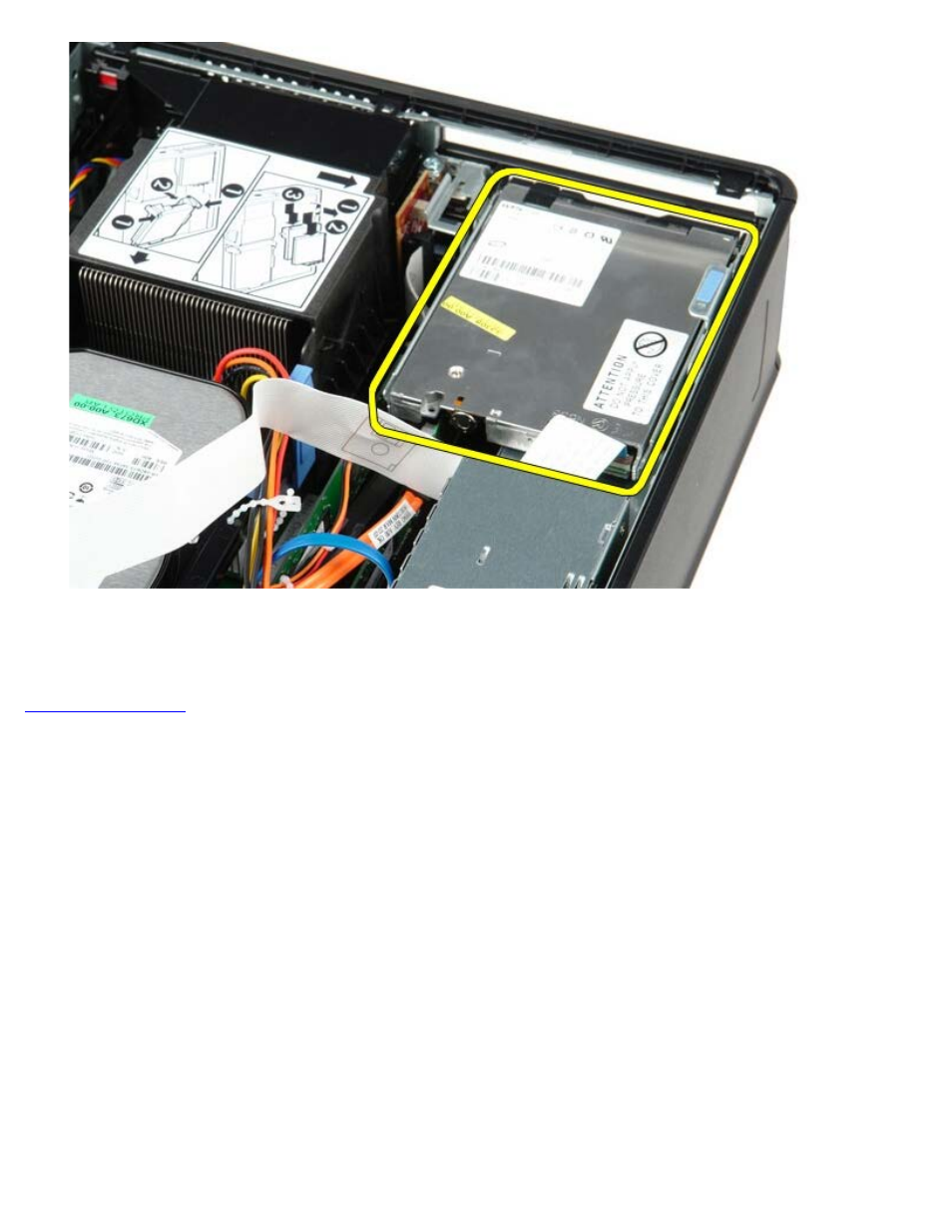 Replacing the floppy drive | Dell OptiPlex 780 User Manual | Page 27 / 74