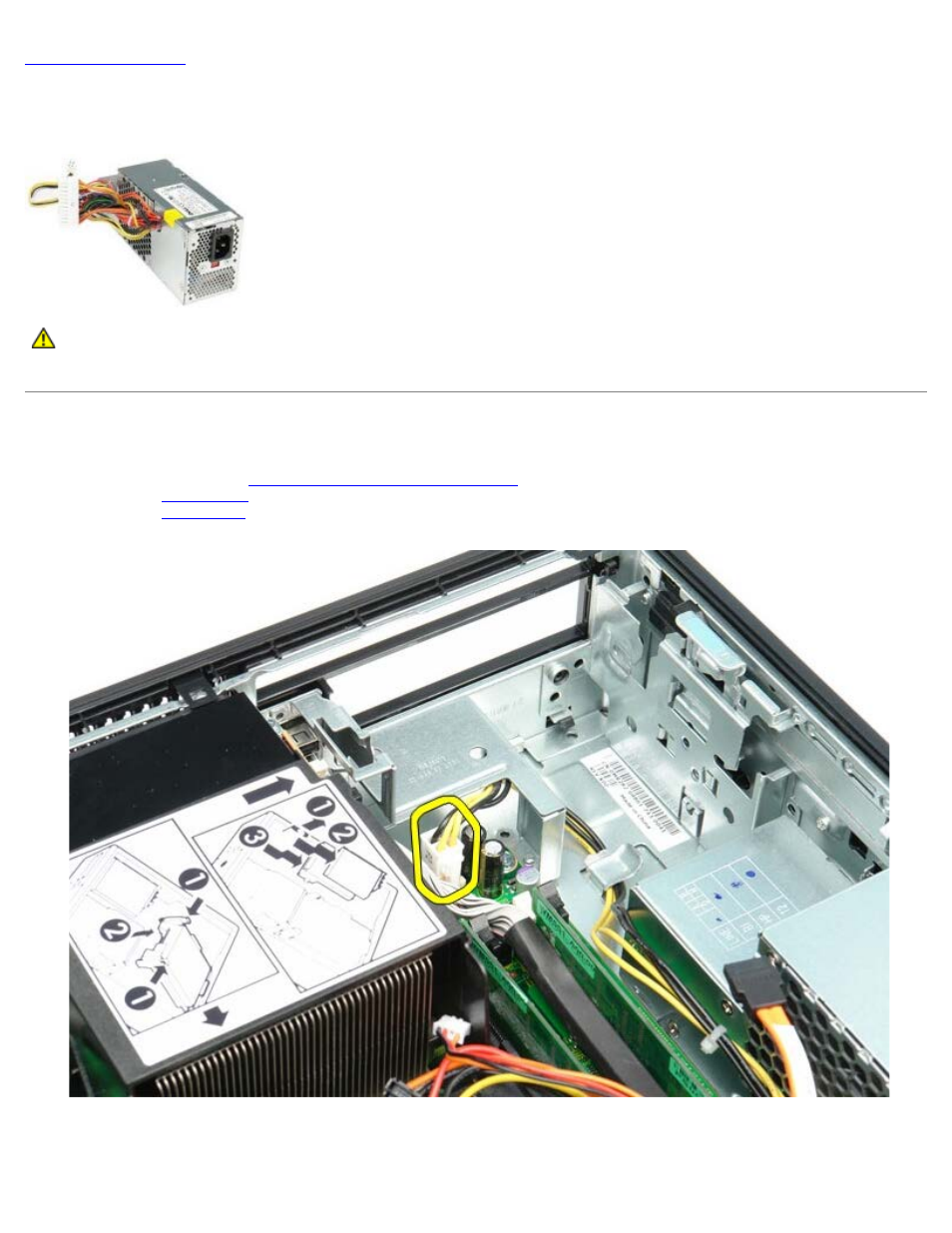 Power supply, Removing the power supply | Dell OptiPlex 780 User Manual | Page 31 / 74