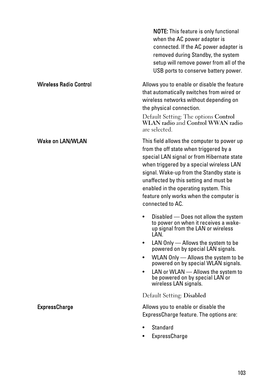 Dell Latitude E6220 (Mid 2011) User Manual | Page 103 / 114