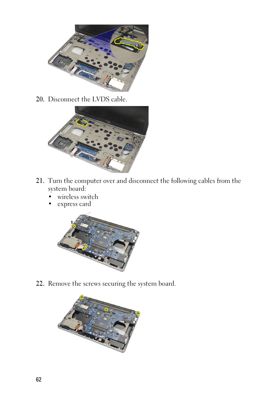 Dell Latitude E6220 (Mid 2011) User Manual | Page 62 / 114